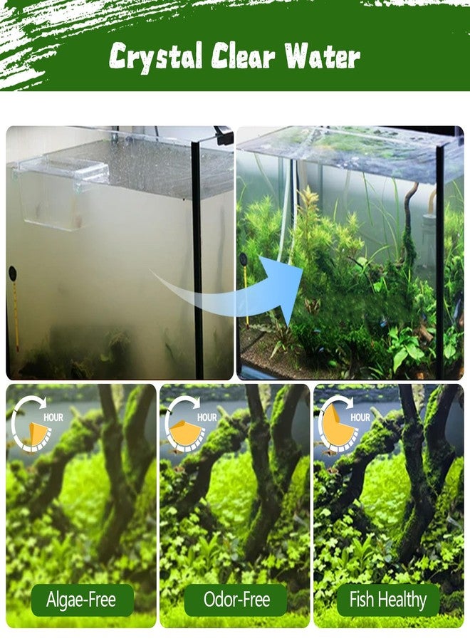 Demiwise خيط فلتر حوض السمك 12 × 144 بوصة، يُقص حسب مقاس فلتر حوض السمك، وسادة فلتر مزدوجة الكثافة، لفة وسائط فلتر البركة، ماء نقي للمياه العذبة والمالحة، آمن للأسماك والشعاب المرجانية والسلاحف - Image 3
